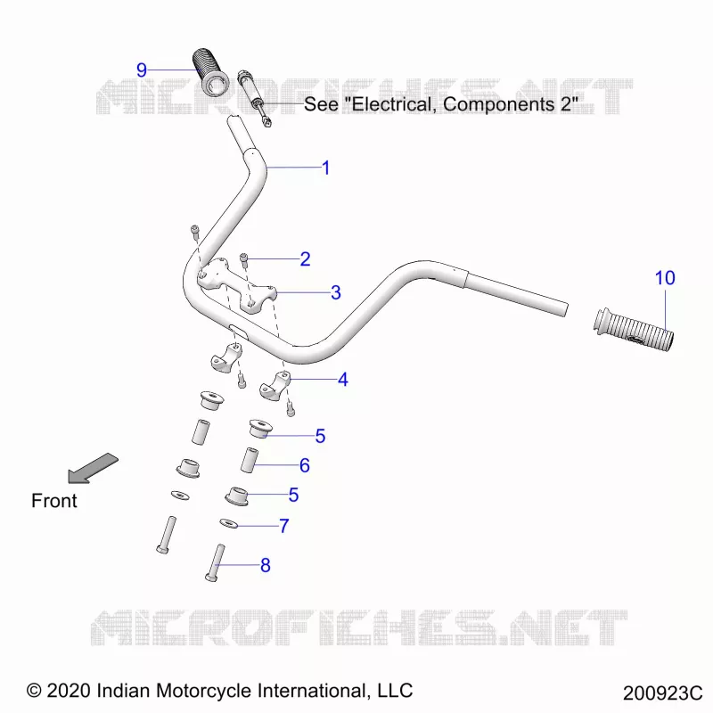 STEERING, MANUBRIO MONTAGGIO AND GRIPS