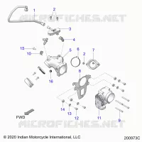 SISTEMA DI ALIMENTAZIONE CARBURANTE, FUEL CLAM SHELL/THROTTLE BODY