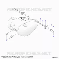 SISTEMA DI ALIMENTAZIONE CARBURANTE, FUEL TANK MOUNTING