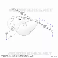 SISTEMA DI ALIMENTAZIONE CARBURANTE, FUEL TANK MOUNTING