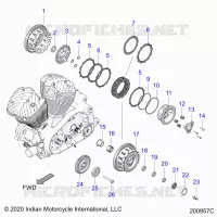TRASMISSIONE, CLUTCH AND PRIMARY DRIVE