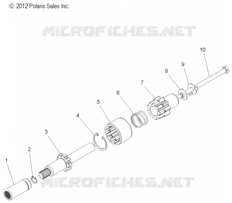 STARTER, JACKSHAFT KIT - N131C/D/V ALL OPTIONS (INDIANKITS13CC)