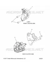 BRAKES, PINZA FRENO ANTERIORE AND REAR