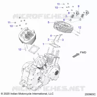 ENGINE, TESTA CILINDRO ASM.