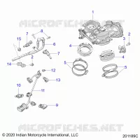 ENGINE, CORPO FARFALLATO AND FUEL RAIL