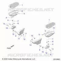 CHASSIS, FLOORBOARD, PASSENGER