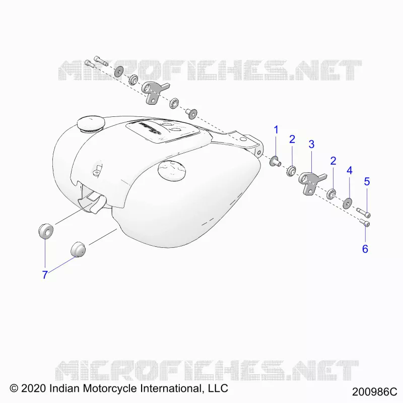 SISTEMA DI ALIMENTAZIONE CARBURANTE, FUEL TANK MOUNTING