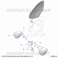 ELETTRICO, TURN SIGNAL, REAR AND TAILLIGHT