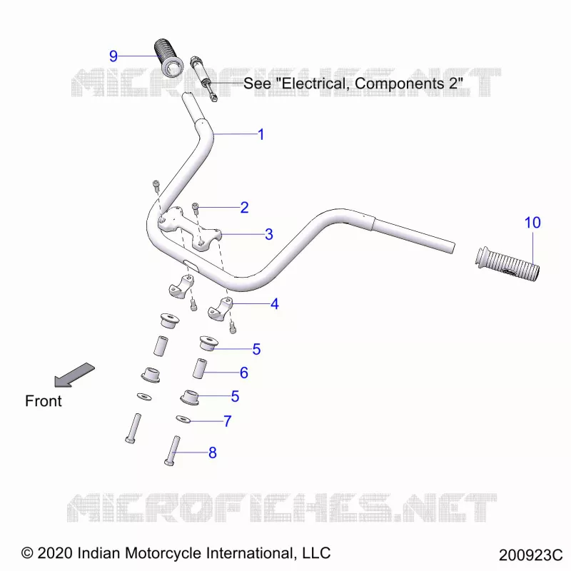 STEERING, MANUBRIO MONTAGGIO AND GRIPS