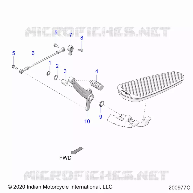 TRASMISSIONE, SHIFT PEDAL AND SHIFT LINKAGE
