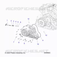 MOTORE, COVER ASM., PRIMARY DRIVE