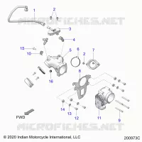 SISTEMA DI ALIMENTAZIONE CARBURANTE, FUEL CLAM SHELL/THROTTLE BODY