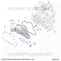 ENGINE, PRIMARY AND COPERCHIO FRIZIONE