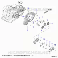 MOTORE, CAM SHAFTS AND GEARS