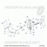 FRENO POSTERIORE ASM., W/ABS