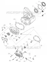 DRIVE TRAIN, TRANSMISSION BEARINGS AND COVERS - N121C/V/D ALL OPTIONS (INDIANTRANSCVR12CC)