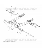SOSPENSIONE POSTERIORE ASM., SWING ARM AND SHOCKS