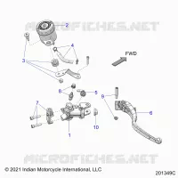BRAKES, CILINDRO PRINCIPALE, FRONT