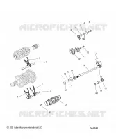 DRIVE TRAIN, FORCHE SHIFT, RATCHET AND DRUM
