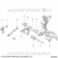 TRASMISSIONE, SHIFT PEDAL AND LINKAGE