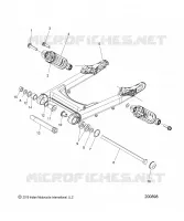 SOSPENSIONE POSTERIORE ASM., SWING ARM AND SHOCKS