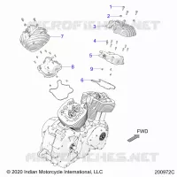 MOTORE, ROCKER COVERS