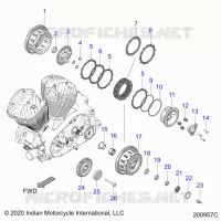TRASMISSIONE, CLUTCH AND PRIMARY DRIVE