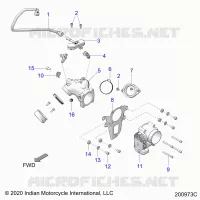 SISTEMA DI ALIMENTAZIONE CARBURANTE, FUEL CLAM SHELL/THROTTLE BODY