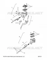FRENOS, MASTER CYL., FRONT AND REAR