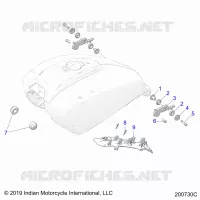 SISTEMA DI ALIMENTAZIONE CARBURANTE, FUEL TANK MOUNTING
