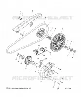 TRASMISSIONE, SPROCKETS, GUARDS AND BELT