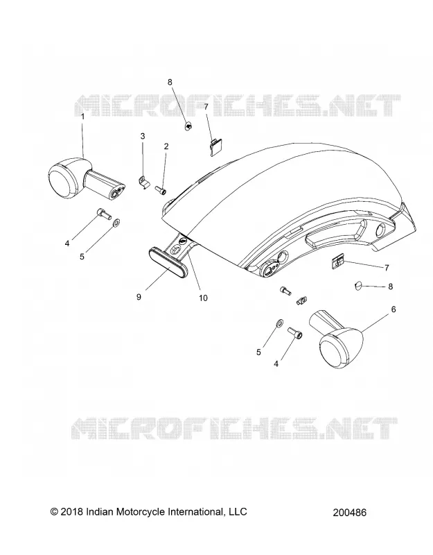 ELETTRICO, REAR TURN SIGNALS AND REFLECTOR