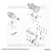 DRIVE TRAIN, FORCHE SHIFT AND DRUM