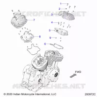MOTORE, ROCKER COVERS