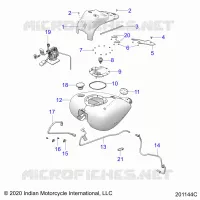 SISTEMA DI ALIMENTAZIONE CARBURANTE, FUEL TANK ASM.