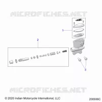 FRENO POSTERIORE, MASTER CYLINDER