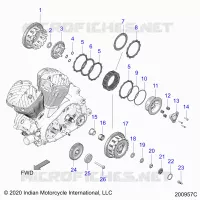 TRASMISSIONE, CLUTCH AND PRIMARY DRIVE