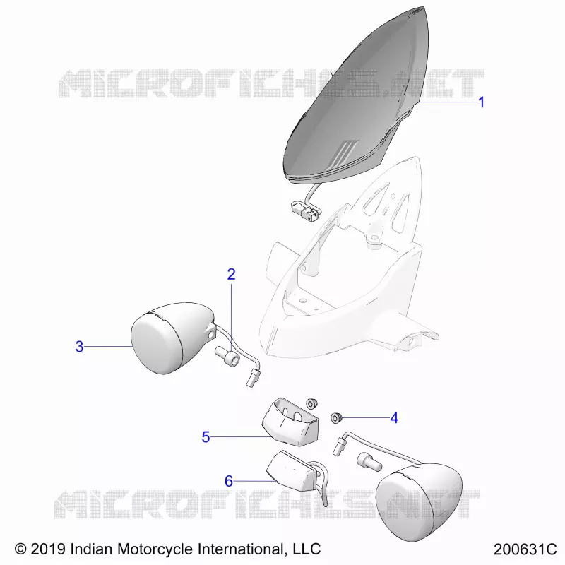 ELETTRICO, TURN SIGNAL, REAR AND TAILLIGHT