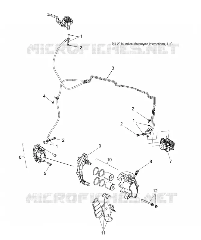 FRENO ANTERIORE ASM., INTL W/ABS