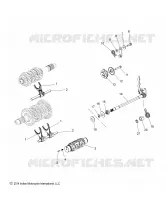 DRIVE TRAIN, SPOSTAMENTO FORKS, RATCHET AND DRUM