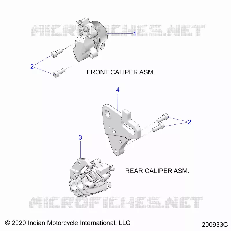 BRAKES, PINZA FRENO ANTERIORE AND REAR