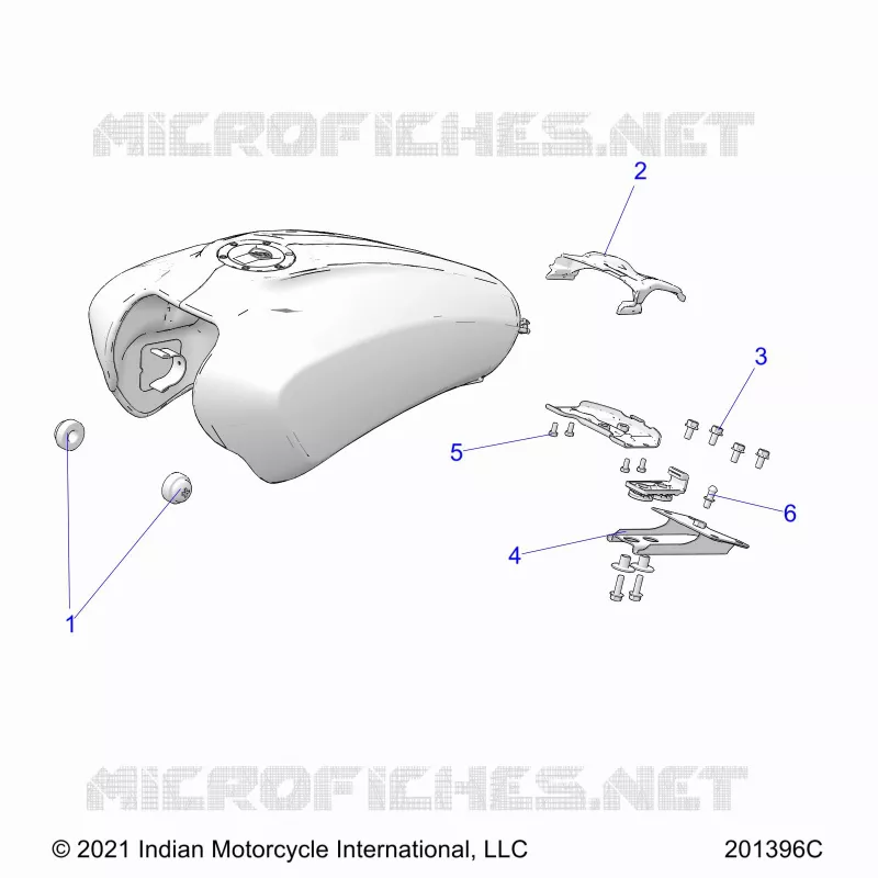 SISTEMA DI ALIMENTAZIONE CARBURANTE, FUEL TANK MOUNTING