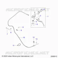 CONTROLS, LEVA FRIZIONE AND CABLE