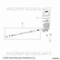 FRENO POSTERIORE, MASTER CYLINDER