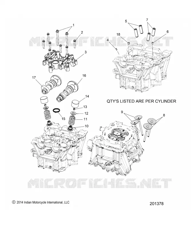 ENGINE, TESTA CILINDRO ASM.