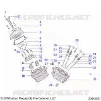 ENGINE, TESTA CILINDRO ASM.