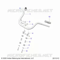 STEERING, MANUBRIO MONTAGGIO AND GRIPS