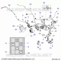 ELETTRICO, WIRE HARNESS - N22RZR25 (201184