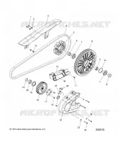 TRASMISSIONE, SPROCKETS, GUARDS AND BELT