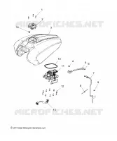 SISTEMA DI ALIMENTAZIONE CARBURANTE, FUEL TANK ASM.
